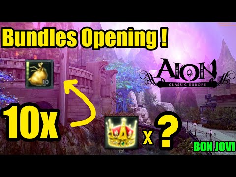 I open 10x Major Blood Crusader Rewards !!! Here is result Aion Classic EU / NA / RU