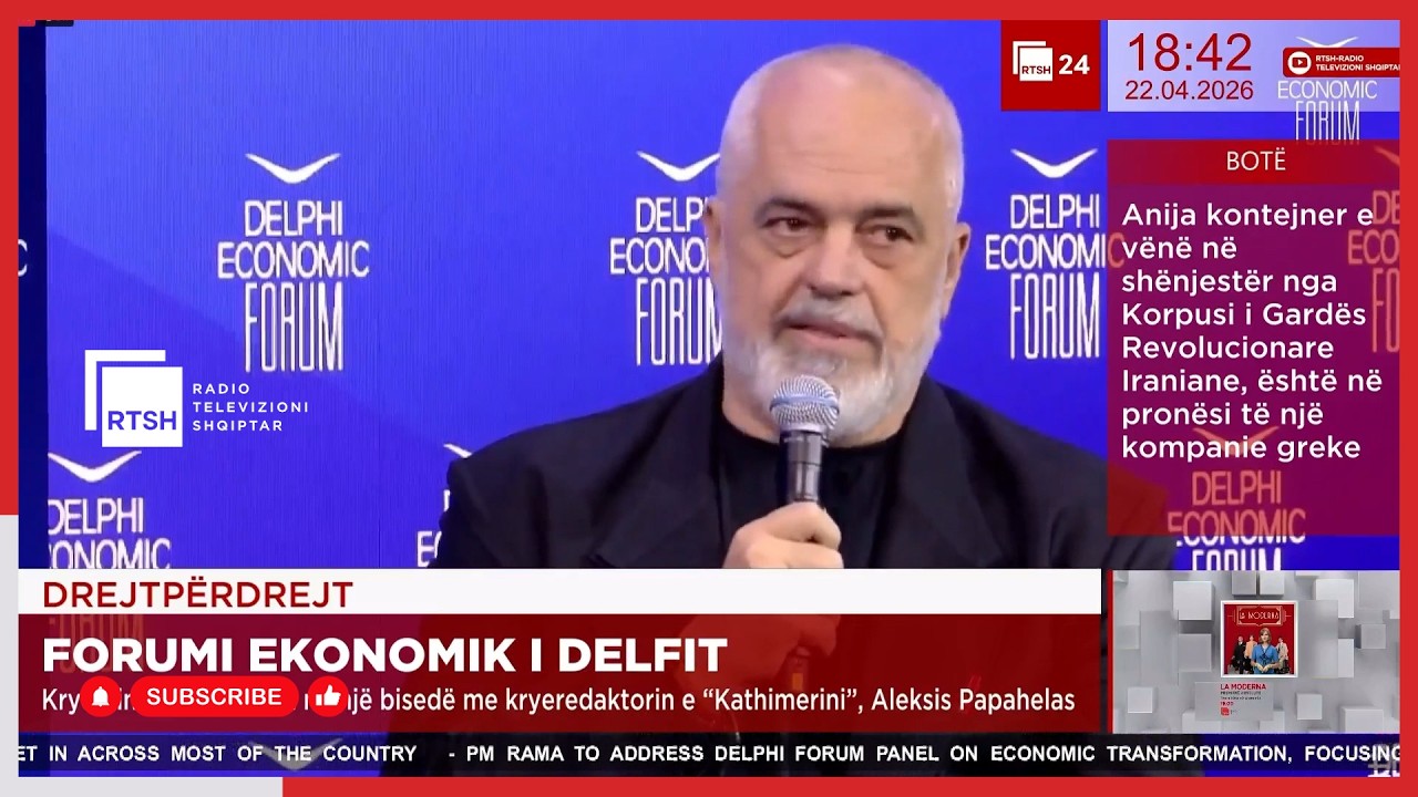 Rama në Forumin Ekonomik të Delfit: Ballkani Perëndimor është në kohën më të mirë, nuk kemi qenë kurrë më pranë BE-së