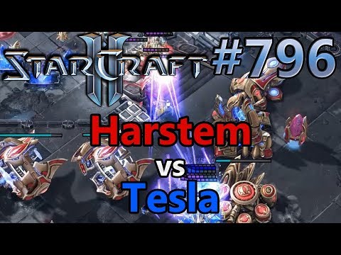 StarCraft 2 - Replay-Cast #796 - Harstem (P) vs Tesla (P) [German]