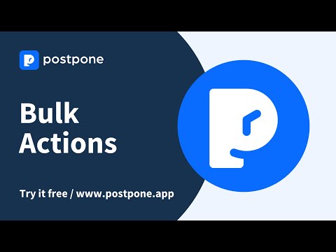 Performing Bulk Actions