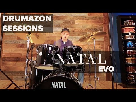 NATAL EVO STARTER / BEGINNER DRUM KIT VIDEO - DEMONSTRATING BASIC KIT AND SOME OPTIONAL UPGRADES