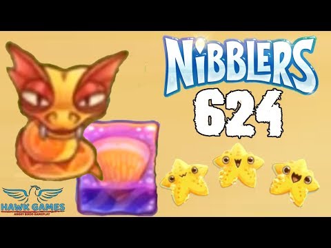 Fruit Nibblers Level 624 - 3 Stars Walkthrough, No Boosters