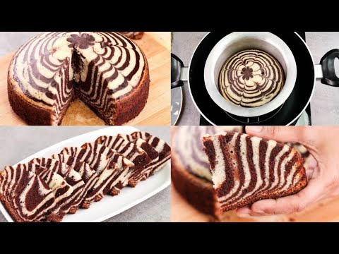 Chocolate Cake||Soft Cake Recipe||Homemade Chocolate Vanilla Cake Recipe By Kitchen With Zarmeen.