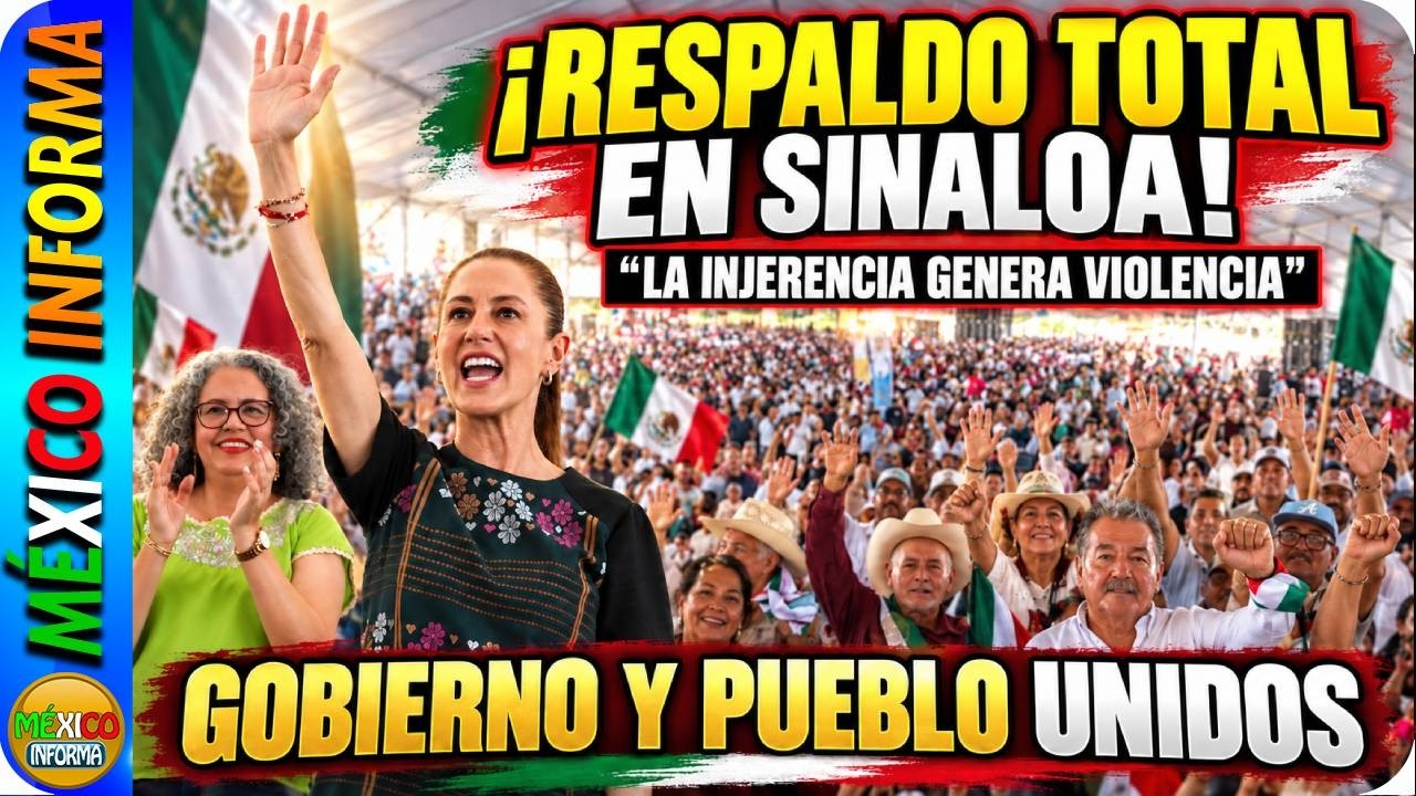APOYO TOTAL EN SINALOA. ESTO DIJO LA NUEVA GOBERNADORA. PODEROSO MENSAJE DE LA PRESIDENTA.