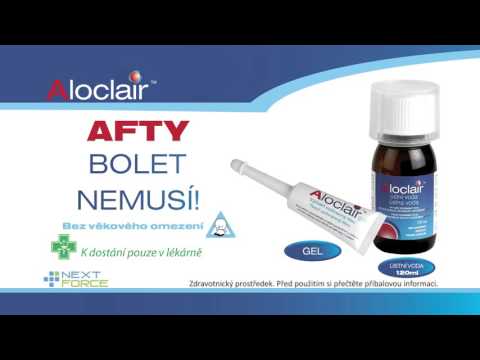 ALOCLAIR gel a ústní voda – AFTY BOLET NEMUSÍ