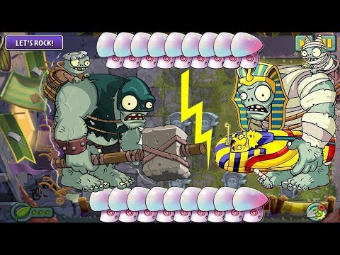 Plants vs. Zombies 2 BattleZ: Hypno Shroom PvZ2 Vs Mummified Gargantuar: Gameplay 2019.