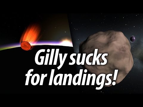 Gilly and Eve Landing (Beginner Tutorial: 15) Kerbal Space Program (KSP) 1.1 Stock Career