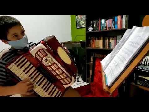Kilometro 11 na aula de acordeon-vini gaiteiro