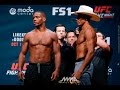 UFN 96 Weigh-Ins: Will Brooks vs. Alex Oliveira Staredown