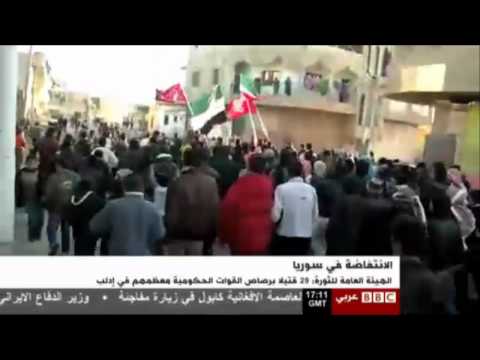 واصل الشمالي على قناة BBC والحديث حول انشقاقات إدلب وحمص وموضوع الحماية الدولية ومهل الجامعة العربية