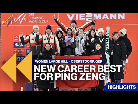 Abby takes her first world cup victory and Zeng gains new career best!| Highlights | FIS Ski Jumping