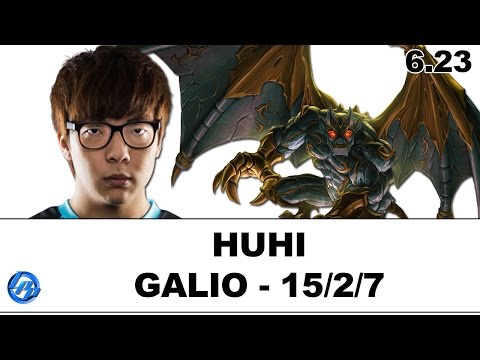 Huhi - Galio vs. LeBlanc - Patch 6.23