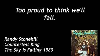 Counterfeit King (Randy Stonehill) Lyric Video