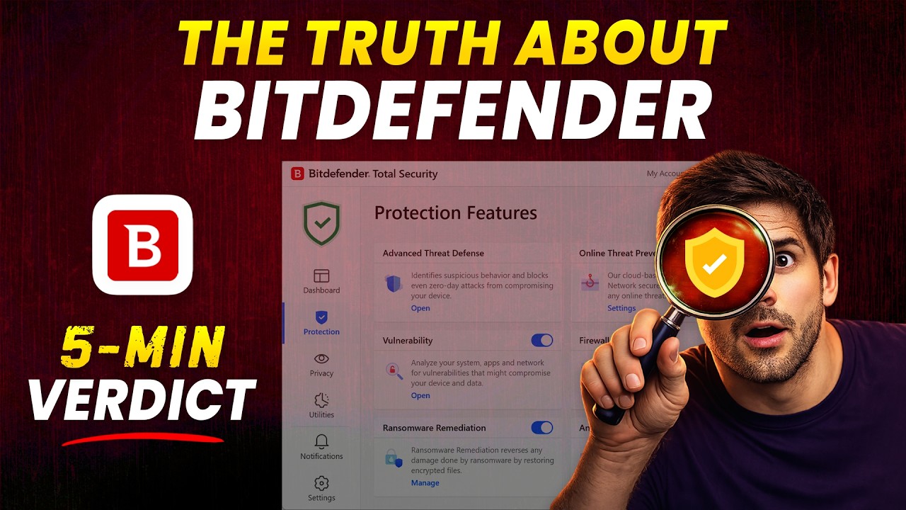 Bitdefender Review in 5 Mins: Don't Buy Until You See This! (2026)