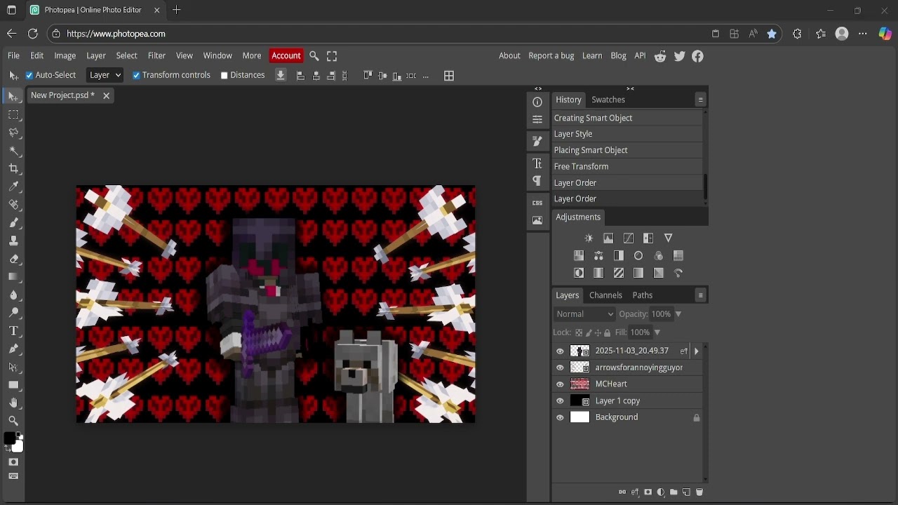 Practicing Making Minecraft Thumbnails