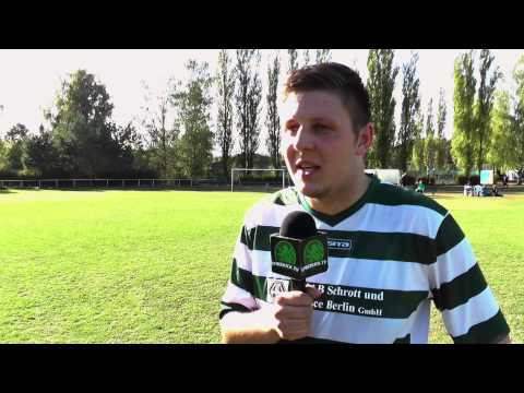 Eric Stasch (VSG Rahnsdorf) und Jeff Koal (Kickers Hirschgarten) - Stimmen zum Spiel | SPREEKICK.TV