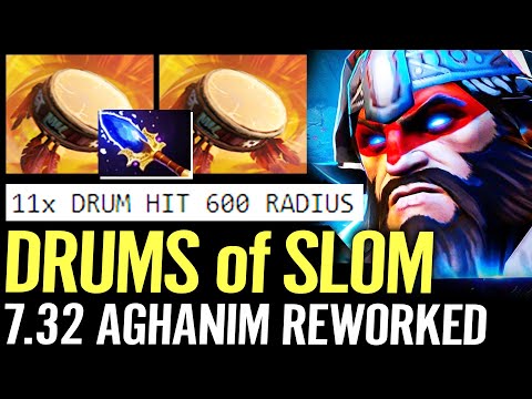 🔥 7.32 Beastmaster NEW SKILL Aghanim Reworked — Drum of Slom 11x Strike 600 Radius Dota 2 Pro