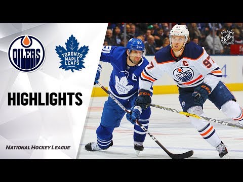 NHL Highlights | Oilers @ Maple Leafs 1/6/20