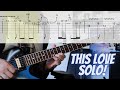 Pantera This Love Solo With Guitar Tabs Dimebag Darrell