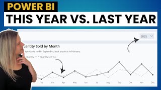 This vs. Last Year in Power BI - SAMEPERIODLASTYEAR