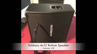 Video thumbnail for Lasse Lammert Cab Comparison 2016: Soldano 412, Bottom Speaker (see descptn), V30 by Lasse Lammert