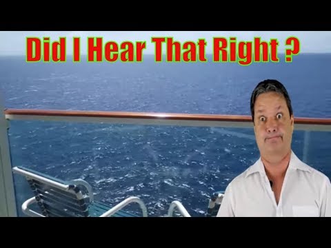 Crazy Things People Say on a Cruise Ship Video