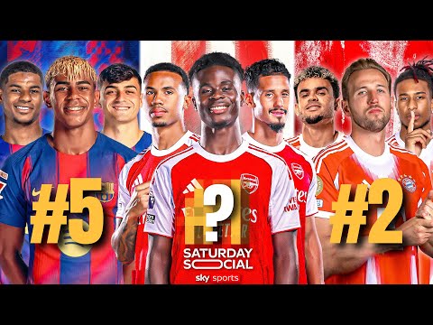 Ranking the 10 BEST teams in the WORLD right now! 🤩🌍 | Saturday Social