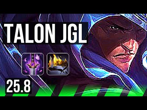 TALON vs VIEGO (JGL) | 11/1/5, Legendary | EUW Challenger | 25.8