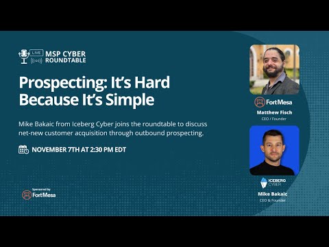 Prospecting: It's Hard Because It's Simple