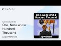One, None and a Hundred Thousand by Luigi Pirandello · Audiobook preview