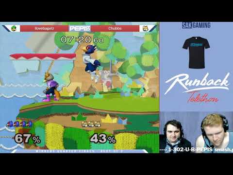 The Smash Lab 132 (Pepis Telethon) Winners Quarters - ilovebagelz (Luigi/Falco) vs Chubbs (Fox)