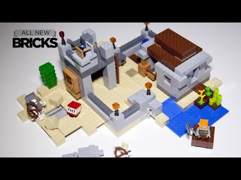 Vidéo LEGO Minecraft 21121 : L'avant-poste dans le désert