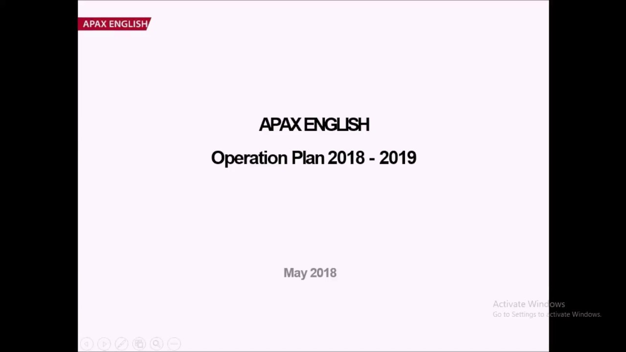 Operation Plan 2018 - 2019