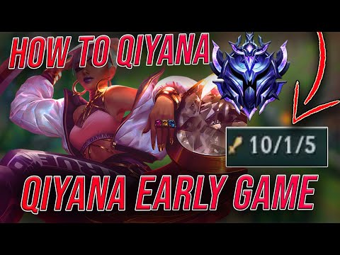 HOW TO SNOWBALL AS QIYANA IN SEASON10 | Qiyana Vs Kassadin Matchup ( Early Game Gameplay Only )