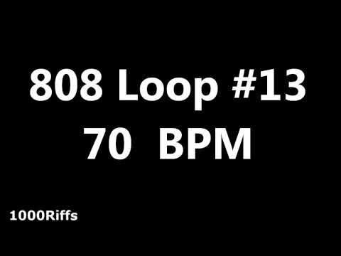 808 Drum Beat Loop #13 : 70 BPM : Beats Per Minute