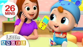 Baby&#39;s First Words - Mom or Dad? | Nursery Rhymes by Little Angel