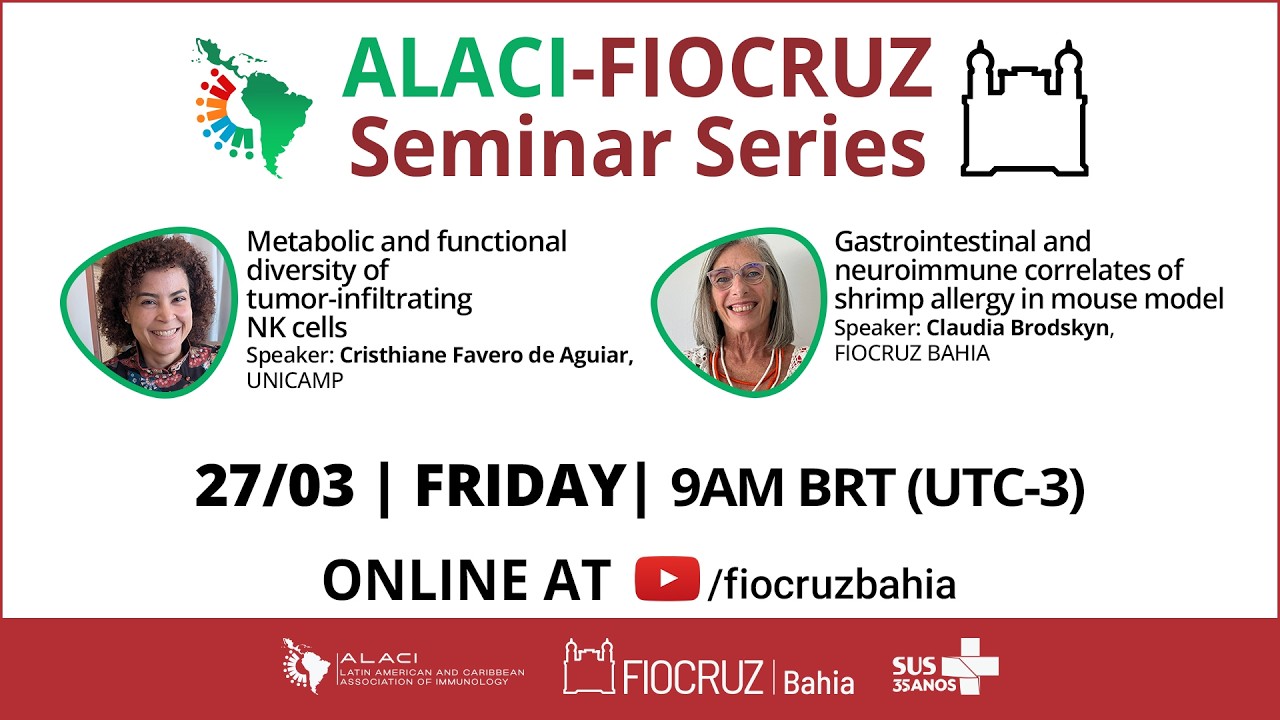 Alaci-Fiocruz Seminar Series - 27/03