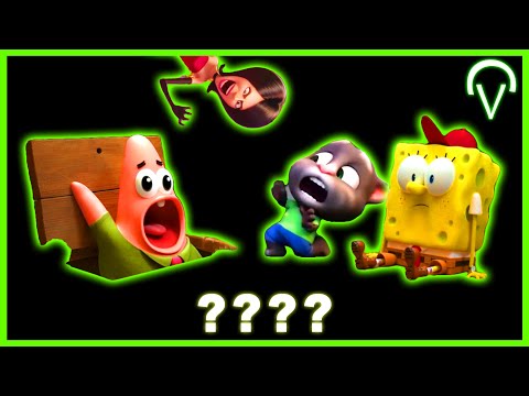 13 SpongeBob Patrick 3D PART 5 🔊 "Candy!!" 🔊 More FUN! Sound Variations in 64 Seconds