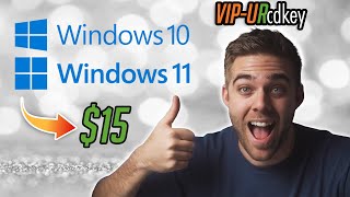 VIP-URCDKEY | How To Buy A Windows 10 / 11 Key For $15 & Activate It On Your PC