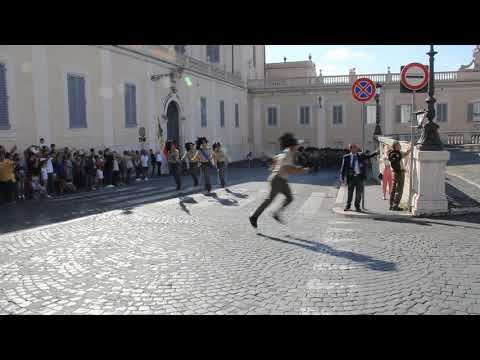 Cambio della Guardia al Quirinale con i Bersaglieri