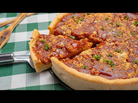 Uno Pizzeria & Grill DEEP DISH PIZZA - UNO'S COPYCAT | Recipes.net - YouTube