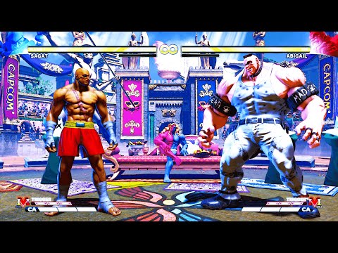Classic Sagat vs Abigail (Hardest) Street Fighter 5.