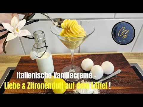 Crema Pasticcera – die echte italienische Vanillecreme | Grundrezept für Torten, Gebäck & Desserts