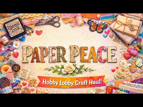 ✨ 1st Major Hobby Lobby Craft Haul of 2026✨