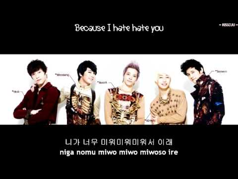 Double A (AA) - Because I'm Crazy Eng Sub with Hangul & Romanji [Color-coded]