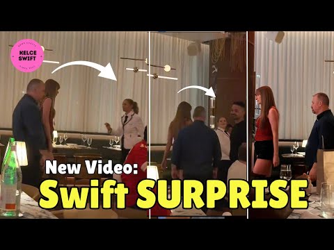 NEW Video: Taylor Swift SURPRISES the Waitresses at 1587 Prime with Fiancé Travis Kelce