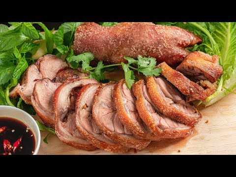 GIÒ HEO CHIÊN DA GIÒN Thịt Mềm Ngọt Bên Trong Ngon Tuyệt Cho Tiệc Gia Đình | Crispy Fried Pork Leg