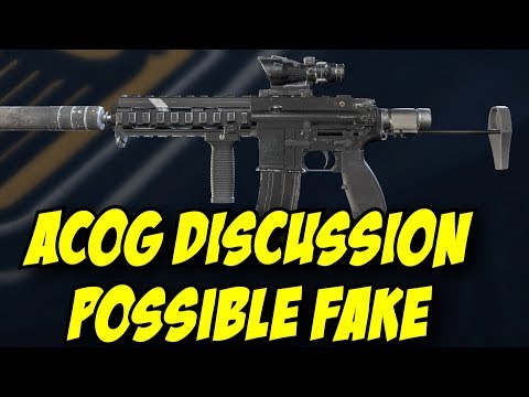 Acog Removal For Jager And Bandit Is Fake Tom Clancy S Rainbow Six Siege Discussoes Gerais