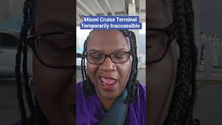 Accident near Miami Cruise Terminal#LivingOnCruiseShips