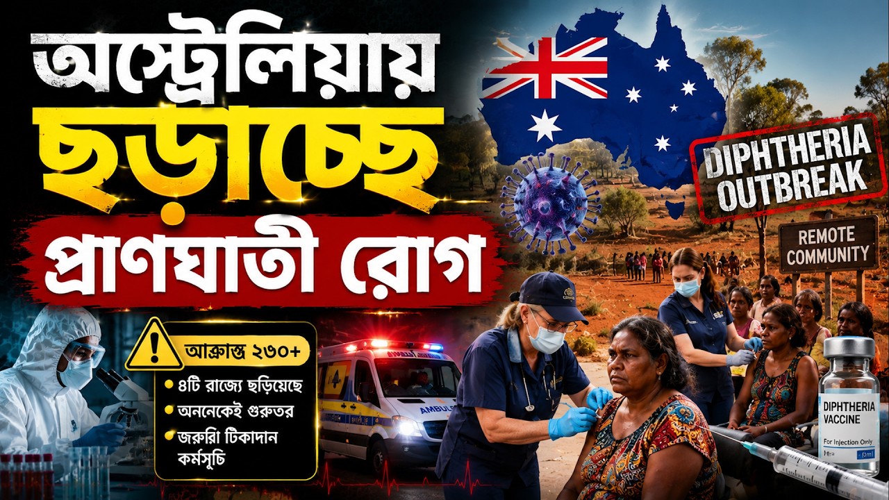 অস্ট্রেলিয়ায় ইতিহাসের ভয়াবহ ডিপথেরিয়া প্রাদুর্ভাব || Diphtheria || Australia